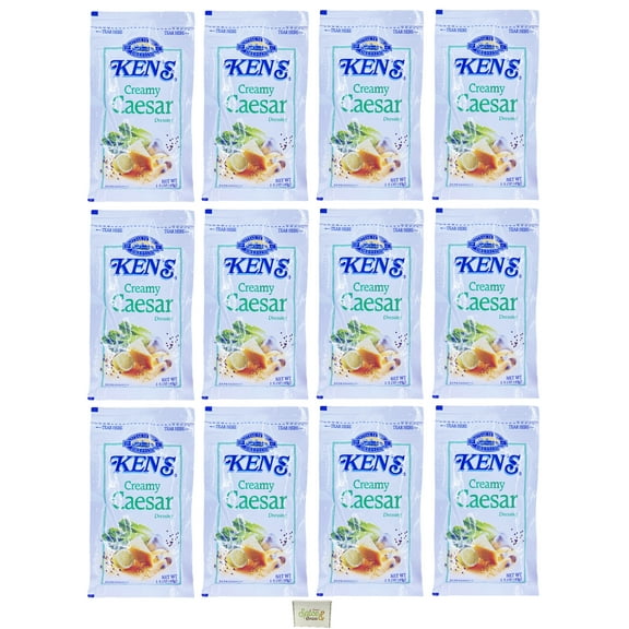 Creamy Caesar Salad Dressing | 1.5 oz. Packets | 12 Count