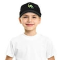 thumbnail image 6 of DALIX Brontosaurus Apatosaurus Dinosaur Kids Hat Baseball Cap Girls Boys in Black, 6 of 7