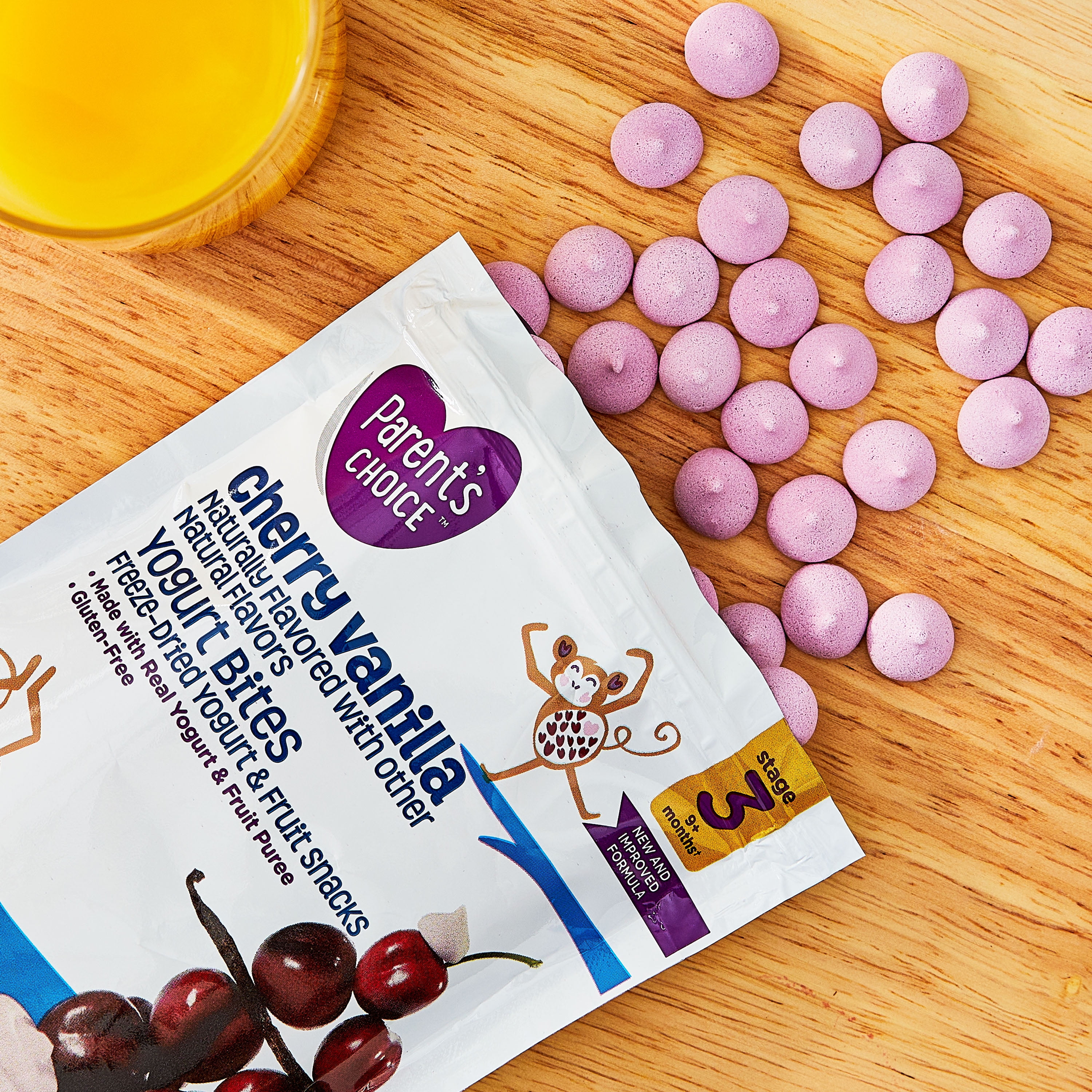 Parent's Choice Yogurt Bites, Cherry Vanilla, Stage 3, 1 oz