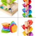 thumbnail image 3 of Educational Learning Toy - ZGEER - Tree - Marble Run - Natural Wood, 3 of 4