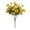 Fake Daisies-Yellow, variant on Artificial Orange Mum Flowers, 2 Faux Silk Daisy Bundles for Fall Planters, Porch, Patio, Vase and Garden Decor