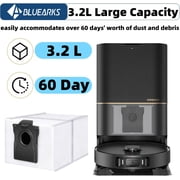 Bluearks 14Pcs Dust Bags Compatible with Dreame X30 Ultra / X40 Ultra /X50 Ultra/L10s Ultra Gen 2/L10s Pro Ultra / L10s Pro Ultra Robot Vacuum,3.2L Capacity Activated Carbon