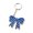 Blue, variant on Practical Bottle Caps Opener Keychain for Travel and Parties Convenient Bowknot Shaped Keyring Accessory