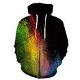 thumbnail image 1 of Sudadera con capucha de humo colorido para hombre y mujer, ropa Harajuku con cremallera 3D, sudadera con capucha, estampado colorido de calle, tendencia Hip Hop, talla 4xl, talla grande, 1 of 6