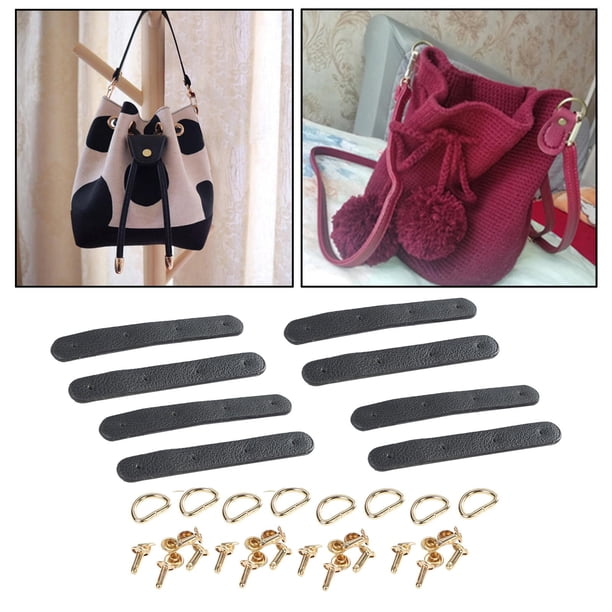 Bolso con asa Hugo Accesorio para bricolaje Negro Correa de bolso