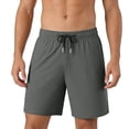 thumbnail image 2 of DDAPJ pyju Mens Nylon Workout Shorts Quick Dry Athletic Running Shorts Drawstring Elastic Waist Comfy Jogging Gym Sweat Shorts with Pockets Army Green XXL, 2 of 7
