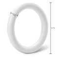thumbnail image 2 of FloraCraft Wreath Ring Extruded Bulk 12" White, 2 of 8