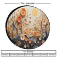 thumbnail image 2 of Spare Tire Cover Watercolor Rainbows Tuscany Indigo Camping Wheel Protectors Tyre Covers Weatherproof Wheel Covers Colorful Floral Tire Cover for Camper Travel Trailer SUV Truck 12inch, 2 of 8