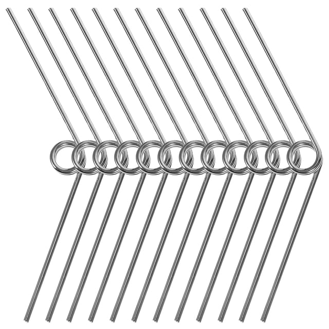 Ciseaux de Jardin Remplacement 12 Pcs Ressorts de Sécateur pour Sécateurs à Main en Forme de V Noir