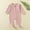 Pink, variant on Rciityk Baby Girls Boys Footie Pajamas Rompers Newborn Baby 2 Ways Zipper Crewneck Jumpsuits Unisex Infant Long Sleeve Solid Color Sleeper Bodysuit for 6 Months