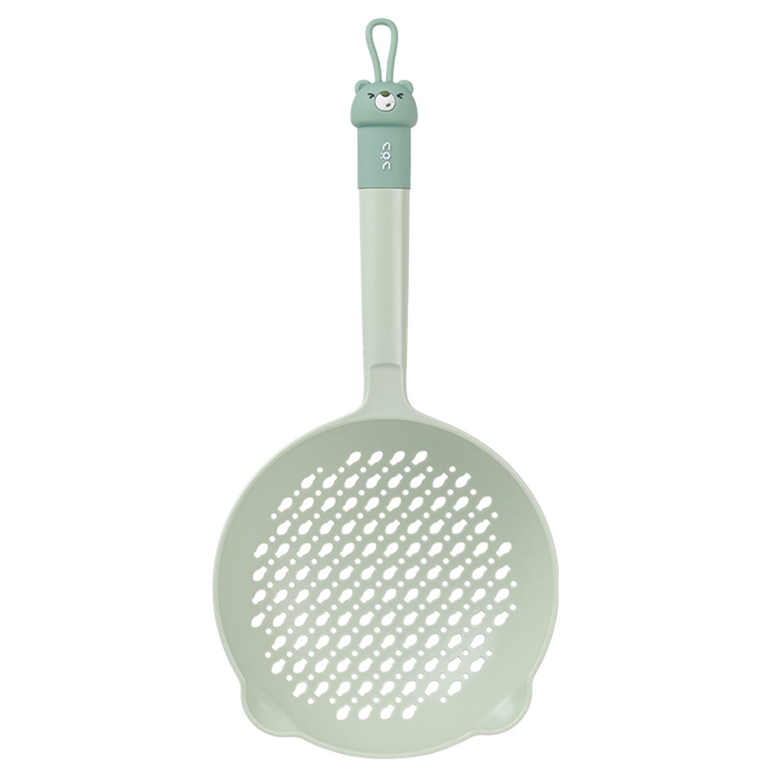 HYmarket Kitchen Filter Spoon Extended Plastic Handle, Food Grade