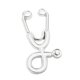 thumbnail image 2 of Broche Pin Broche Solapa Yuyangstore enfermera regalo Rhinestone elegante plateado, 2 of 8