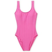 Women's Plus Solid Rib Tank Swimsuit