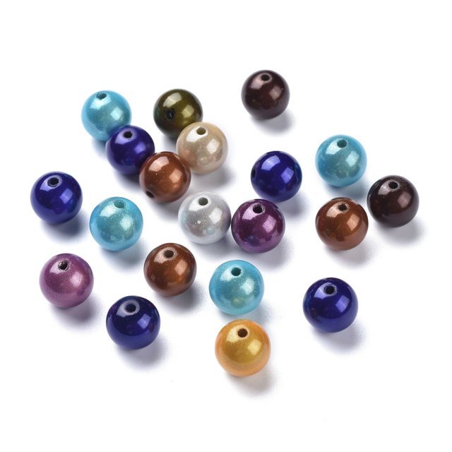 Spray Painted Acrylic Beads Miracle Beads Bead in Bead Round Mixed Color 14mm Hole: 2mm about 330pcs/500g