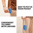 thumbnail image 5 of JIALIOU Nylon Trifold Card Wallet with ID Window Zipper Pocket for Men Women Teen Soccer and Star, 5 of 7