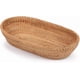 thumbnail image 1 of Hand-woven Basket Bowls, Wicker Oval Fruit Bowl, Serving Bread basket Set, Rattan Tray for Bread, Snack, Vegetable, Brown (10"), 1 of 4