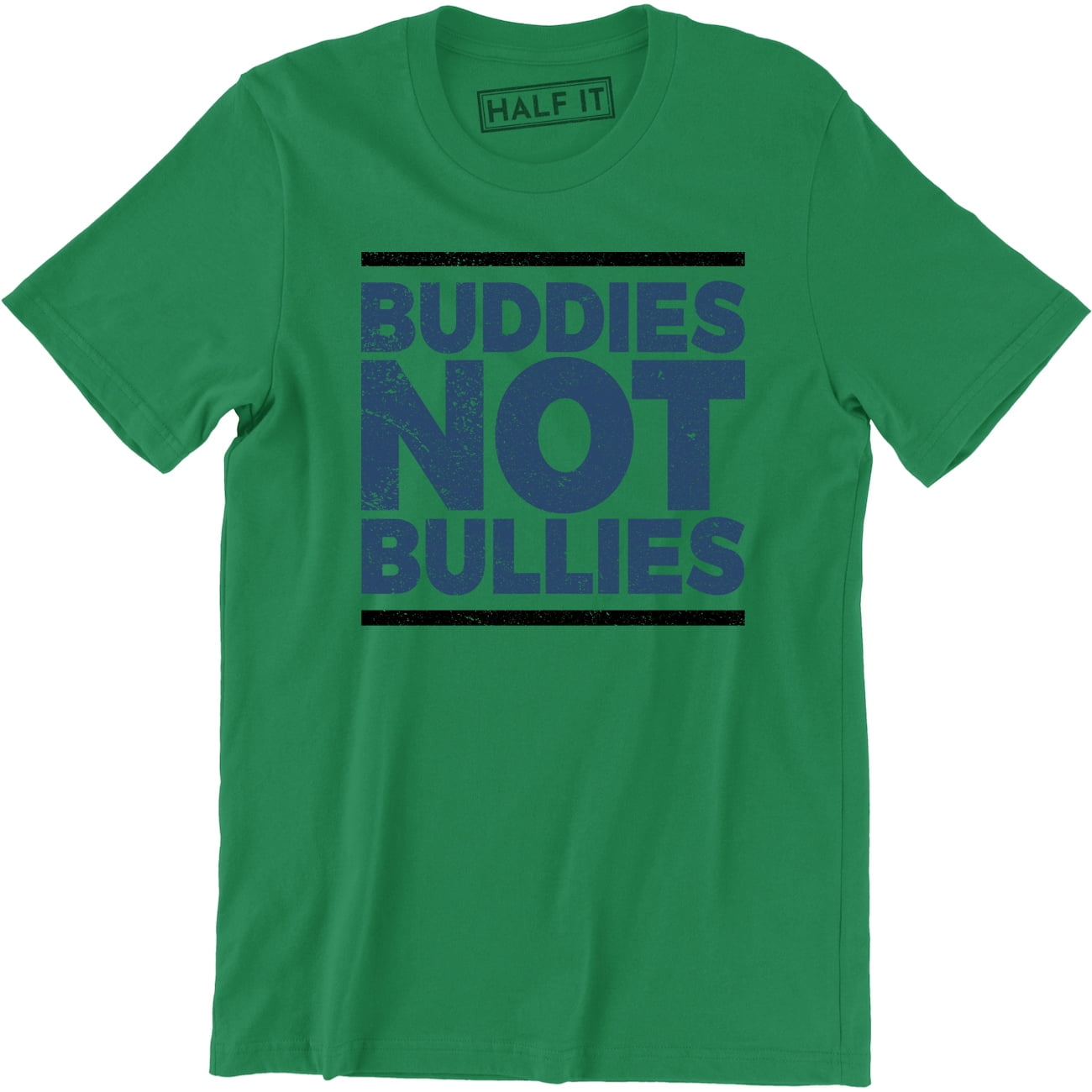 Be A Buddy Not A Bully Inspirational Message Long Sleeve Tees Shirts T-Shirts 