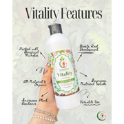 VermisTerra Vitality - 16 oz Worm Castings Super Concentrate, Plant Food, Promotes Health and Amazing Growth for Vegetables, Fruit, Houseplants - Non-Toxic, Living Enzymes, Gentle - Will Not Burn