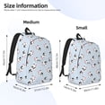 thumbnail image 3 of Kuqiui Cute Farm Cow Print Canvas Travel Laptop Backpack for Men Women,Business Work Rucksack College School Computer Bag Fits 15.6 Inch Notebook, 3 of 6