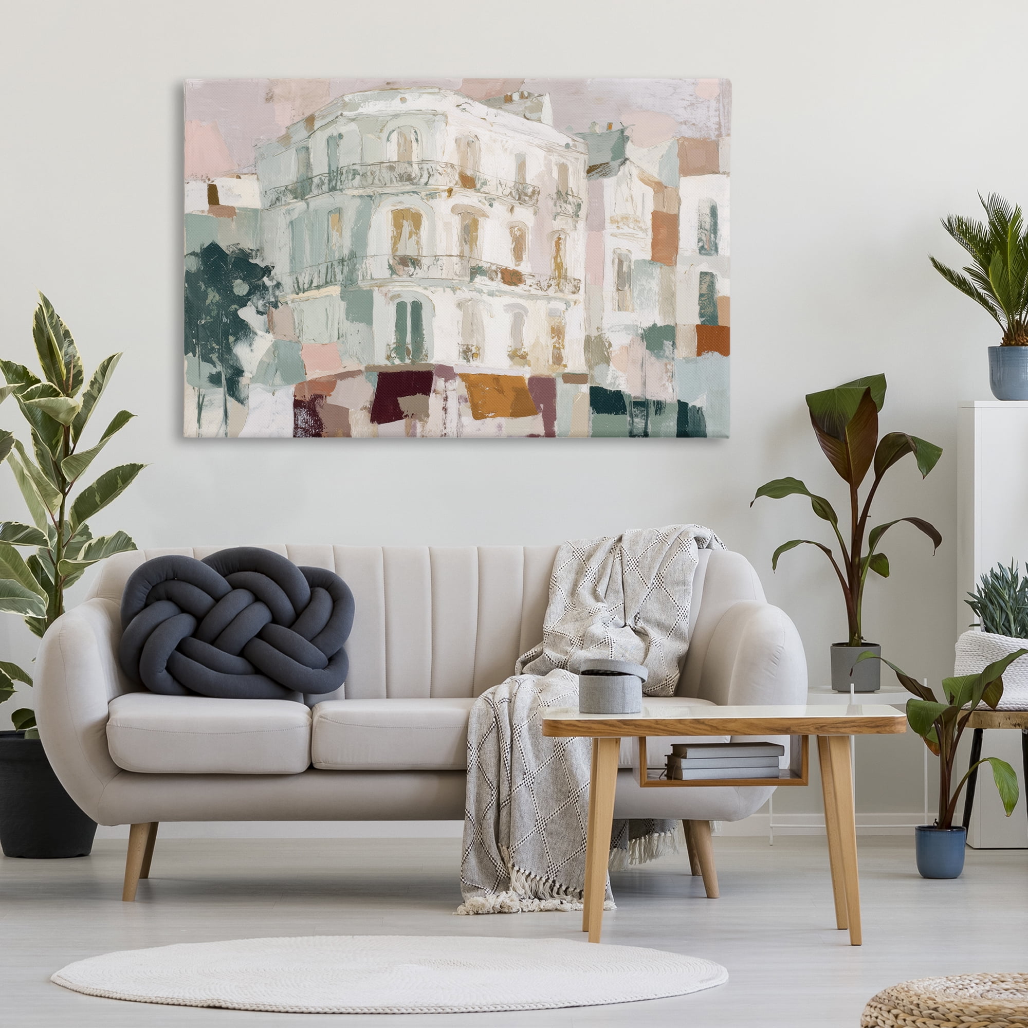 Stupell Industries Barcelona Street Corner Canvas Wall Art, design by Chromatic Storm Studio