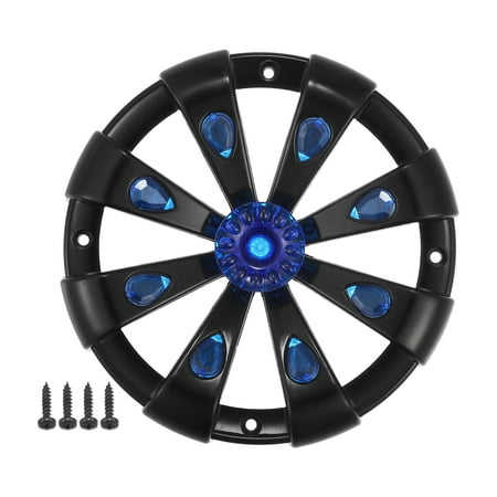 5" Car Speaker Grills Cover Round 5 Inch Audio Subwoofer Protector with Mounting Screws ABS Black