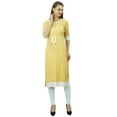 thumbnail image 6 of Bimba Women Rayon Tunic 3/4 Sleeve Chic kurti Kurta Indian Ethnic Dress, 6 of 9
