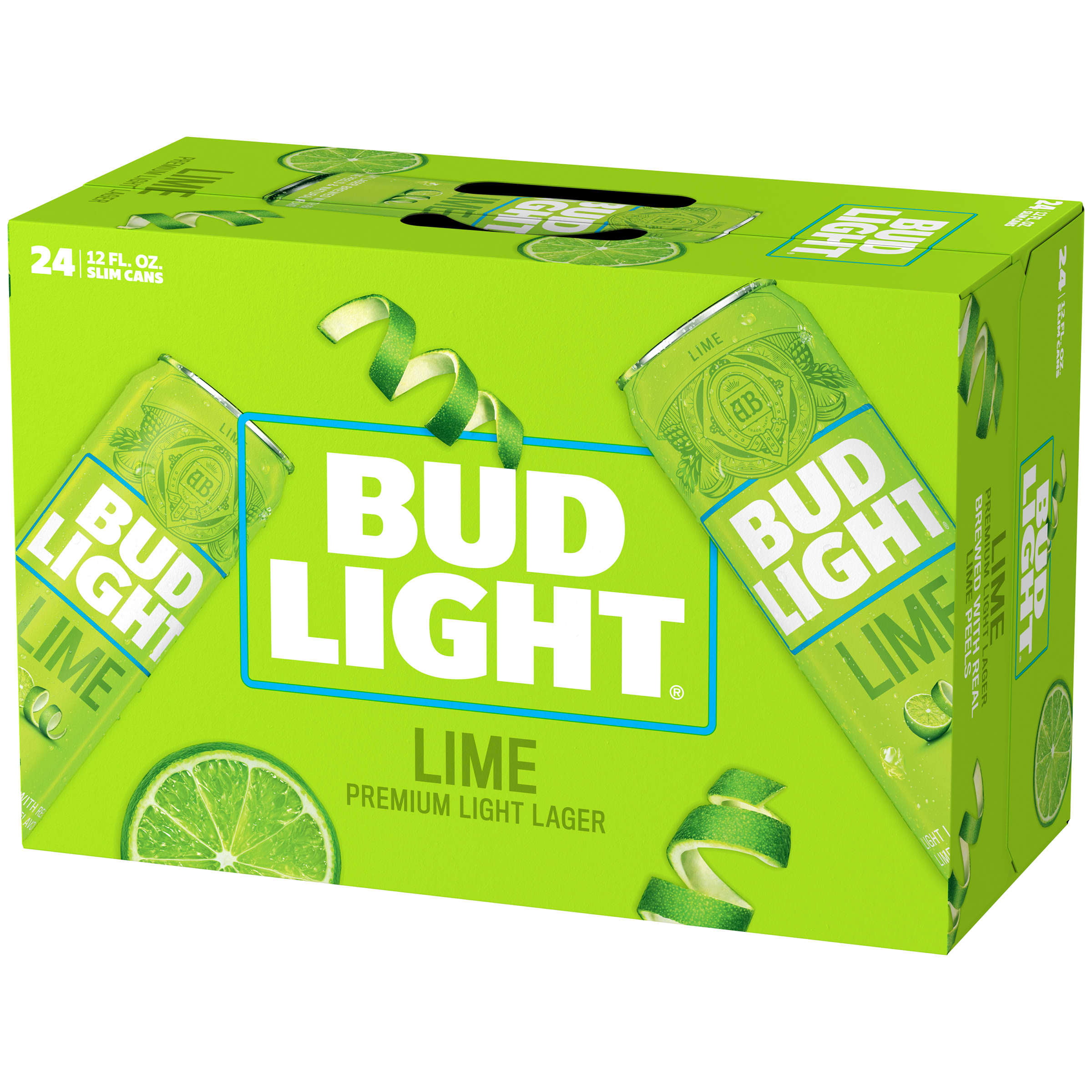 Bud Light Lime Beer, 24 Pack Beer, 12 FL OZ Cans
