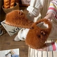 thumbnail image 4 of Zapatillas de capibara, lindas zapatillas de peluche de animales for mujer, zapatos cálidos y acogedores de invierno for casa, 4 of 5