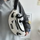 thumbnail image 5 of Riñonera de Nailon de Gran Capacidad para Hombre | Riñonera Deportiva Transpirable Estilo Harajuku Japonés | Riñonera Cruzada con Correa Ajustable para Correr, Senderismo, Ciclismo y Viajes, 5 of 6