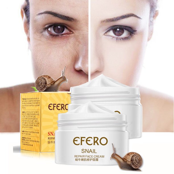 Snail Face Cream Hyaluronic Acid Moisturizer Anti Wrinkle Nourishing