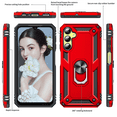 thumbnail image 4 of LeYi for Galaxy A 25 5G Phone Case, Sumsung A25 5G Case for Women with [2 Pack] Tempered Glass Screen Protectors, [Military-Grade] Ring Kickstand Phone Case Cover for Samsung Galaxy A25 5G, Red, 4 of 6