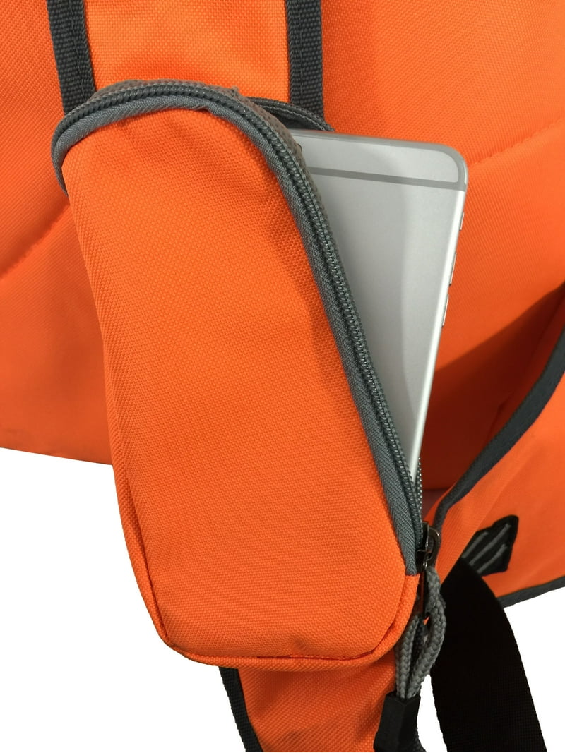 K-Cliffs 20 inch Unisex Reflective Sling Backpack Bright Orange