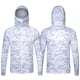 thumbnail image 1 of MHFRRA Sudadera Ligera con Capucha de Camuflaje para Hombre, Chaqueta Informal para Senderismo Al Aire Libre con Cordón Ajustable, Ropa Cómoda para Primavera y Verano Blanco, 1 of 8