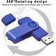 thumbnail image 3 of Lot of 2 USB Flash Drives C 64GB USB 2.0 OTG 3 IN 1 Type C USB Micro USB Memory Stick, 3 of 5