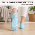 thumbnail image 2 of Womens Grip Socks, LOFIR 5 Pairs Breathable Non Slip Ankle Grippy Socks with Gripper for Pregnant Elderly Seniors Women Hospital Recovery and Home Use, 2 of 7