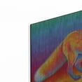 thumbnail image 2 of Luxe Metal Art 'Rainbow Red Fox' by Rebecca Wang Art, Metal Wall Art, 16"x12", 2 of 9
