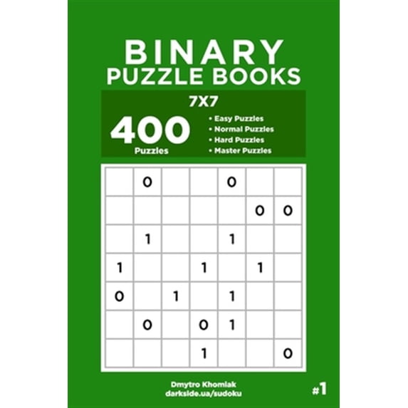 Pre-Owned Binary Puzzle Books: Binary Puzzle Books - 400 Easy to Master ...