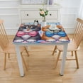 thumbnail image 3 of BANET et Theme Print Table Cover , Cute Animal Garden Sculpture Outdoor table cover, 3 of 7