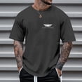 thumbnail image 2 of Mens Tops Tee Shirts Big T Shirts for Men Heat compatible with Machine for T Shirts Men T Shirts Pack Big And Tall Graphic T Shirts for Men Mens Shirts Large T Shirts for Men Exchange Men T, 2 of 4