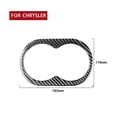 thumbnail image 3 of Real Bright Soft Car Interior Carbon Fiber Sticker DecorationFor Chrysler 300 300C Carbon Fiber Interior Rear Center Cupholder CoverAuto Car Protection Interior Accessories, 3 of 8