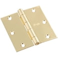 thumbnail image 2 of National Hardware - SPB512 3" SQR Hinge 1/pk - Polished Brass, 2 of 3