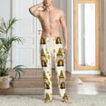 thumbnail image 5 of Vsdgher Beekeeper Gnome Holding A Glass Print Mens Pajama Pants Sleep & Lounge Pants, PJ Bottoms With elastic waistb and Pockets, 5 of 5