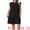 Black, variant on DARING DIVA Plus Size Flare Sleeve Sleeveless Tank Dress 1X Black
