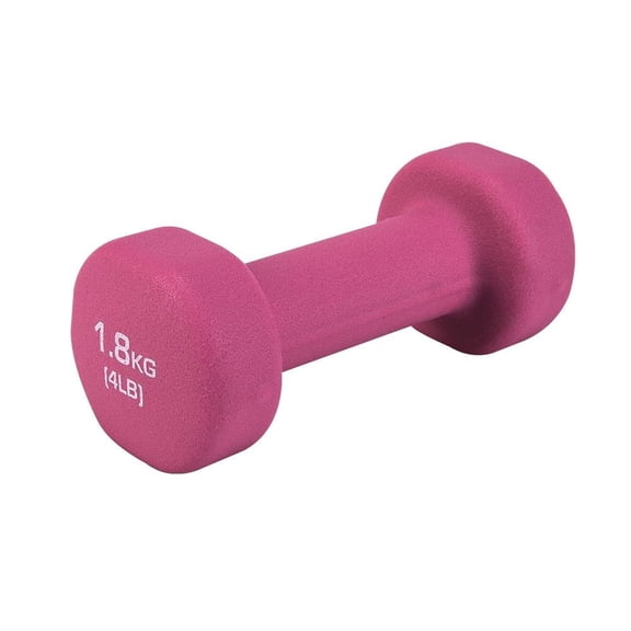 Mancuerna de Neopreno de 4lb Athletic Works WMW-502-4LB Rosa