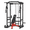 Black with Red Bench, variant on RitKeep M10 Power Cage for Home Strength Training, Workout Cable Machine