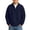 #A01-Navy, variant on Abcomgle Boys 1/4 Zip Pullover Athletic Waffle Knit Kids Pullover Sweatshirts Crewneck Long Sleeve Boys Sweater Casual Boys Fall Sweater