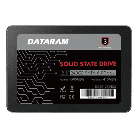 DATARAM 240GB 2.5" SSD Drive Solid State Drive Compatible with ASUS H170 PRO Gaming