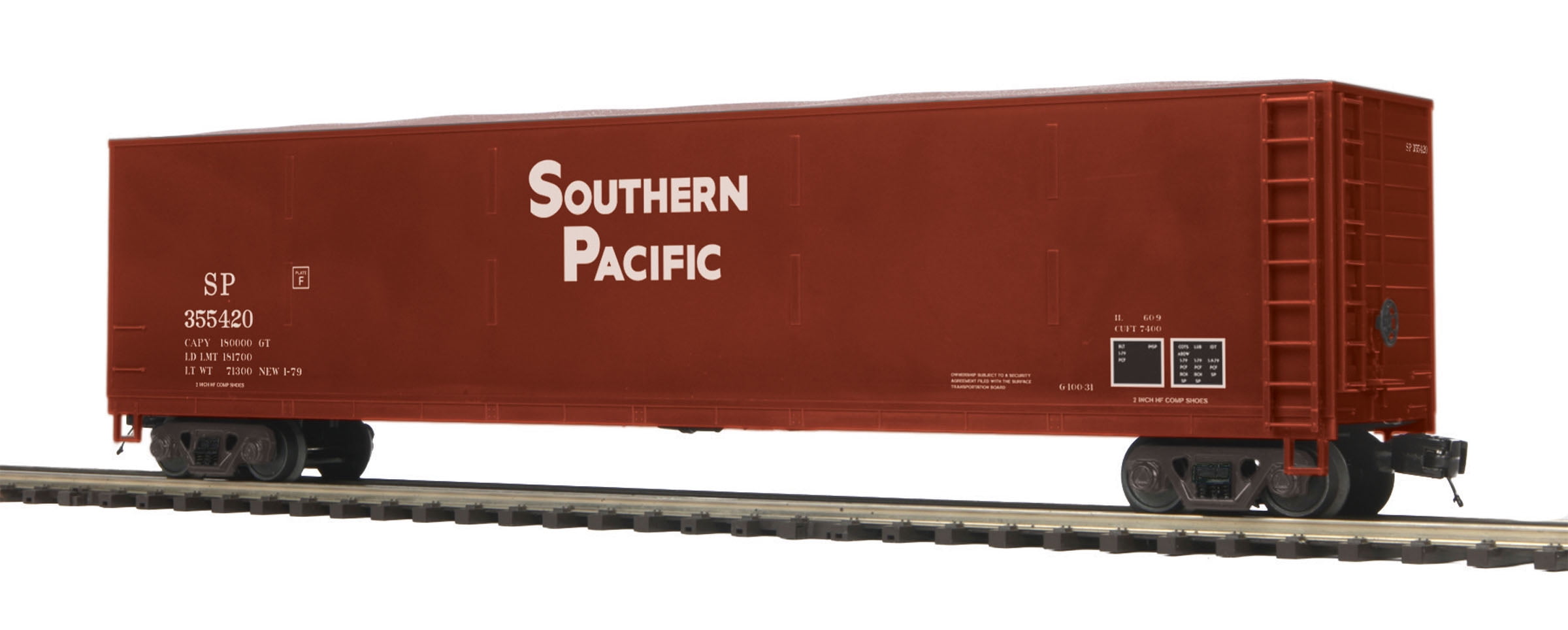 MTH 2097793 O Southern Pacific Wood Chip Hopper Car