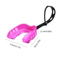 thumbnail image 5 of Protector Bucal Deportivo Con Correa Fútbol para Adultos Jóvenes () Rosa, 5 of 5