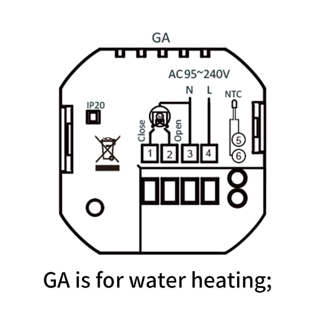 Tuya Smart Life Wifi Thermostat For Gas Boiler And Warm Floor Heating Home Temperature Controller ,Easy to Install